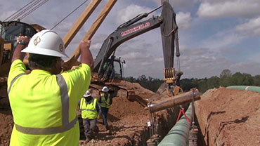 Construction du réseau d'oléoducs Keystone